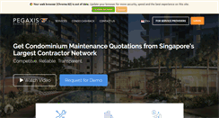 Desktop Screenshot of pegaxis.com