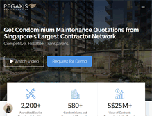 Tablet Screenshot of pegaxis.com